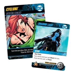 DC Deck-Building Game: Shadow Lass & Cyclone Promo Cards box cover