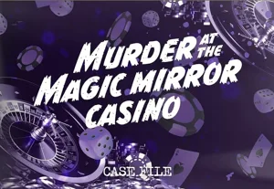 Murder at The Magic Mirror Casino box cover
