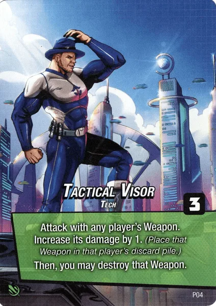 Astro Knights: Tactical Visor Promo Card