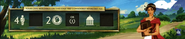Foundations of Rome: Roads of Fortune – Dice Tower 2023 Promo Road Board