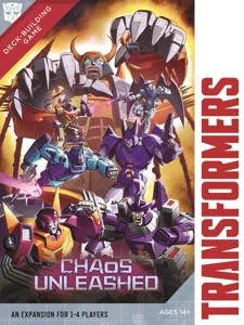 Transformers Deck-Building Game: Chaos Unleashed box cover