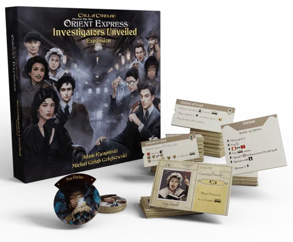 Horror on the Orient Express: The Board Game – Investigators Unveiled Expansion