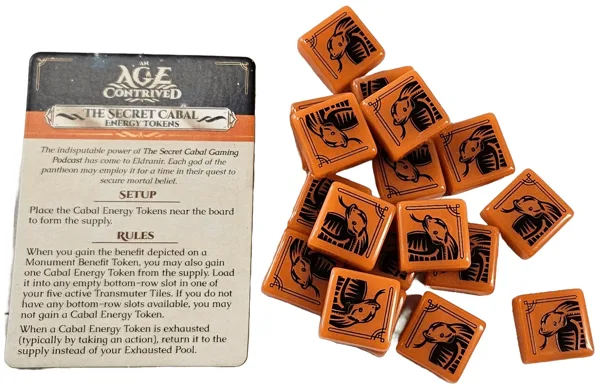 An Age Contrived: The Secret Cabal Energy Tokens