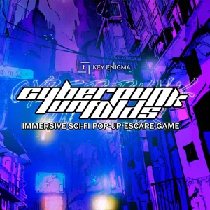 Cyberpunk Unfolds: Pop-Up Mystery Escape Game box cover