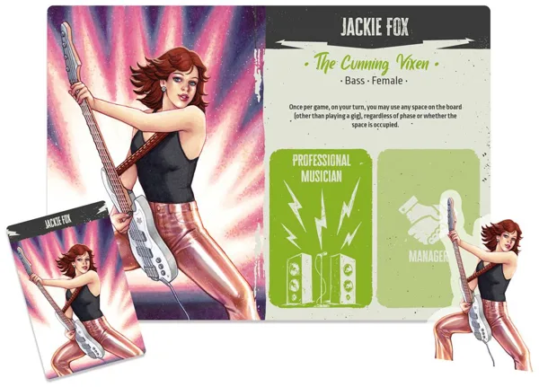 Rock Hard: 1977 – Jackie Fox Promo Character