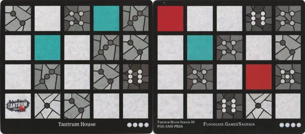 Sagrada: Promo 24 – Tantrum House 2024 Window Pattern Card