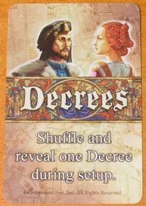 Patrician: Towers of Influence – Decree Cards box cover
