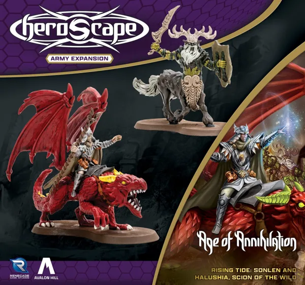 Heroscape: Rising Tide – Sonlen and Halushia, Scion of the Wild Army Expansion