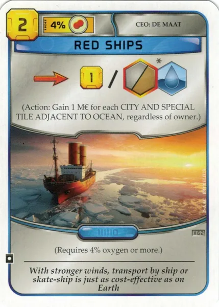 Terraforming Mars: Red Ships Promo Card