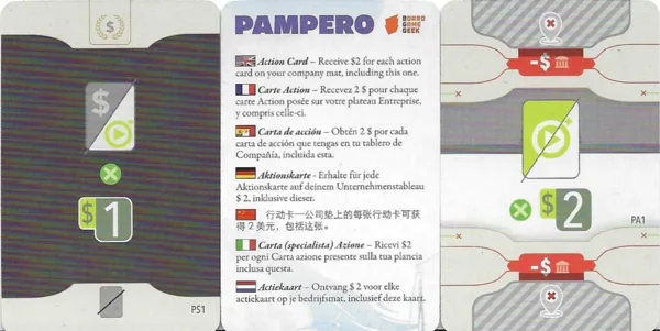 Pampero: Promo Action Card and Scoring Card