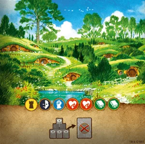 The Lord of the Rings: Duel for Middle-earth – The Shire Promo Tile box cover
