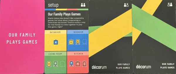 Décorum: Our Family Plays Games Scenario