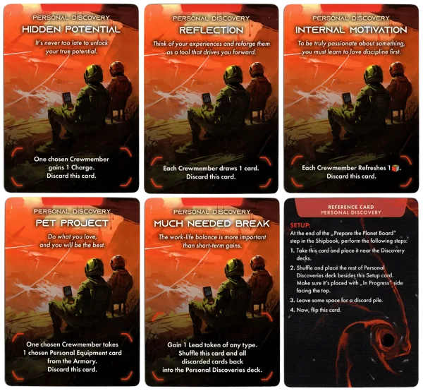 ISS Vanguard: Personal Discovery Promo Cards