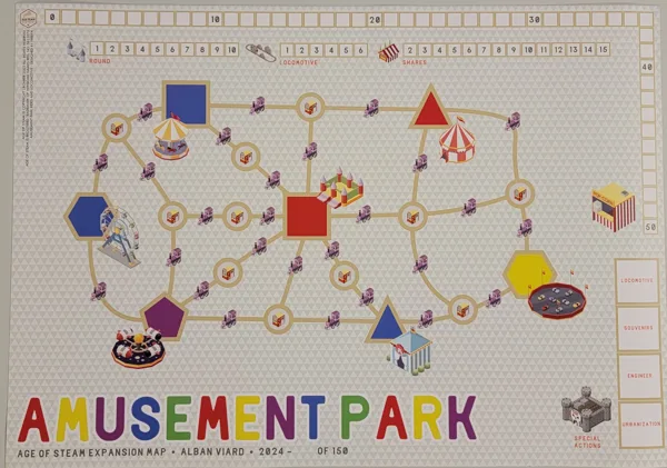 Age of Steam Expansion: Orient Express / Amusement Park