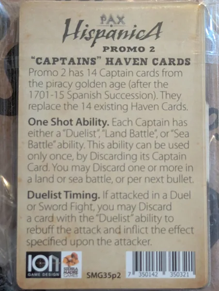 Pax Hispanica: Promo 2 – Captains