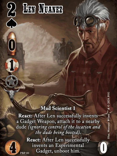 Doomtown: Len Nuanez Promo Card