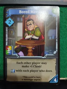 Clank! Legacy 2: Acquisitions Incorporated – Bored Meeting Promo Card box cover