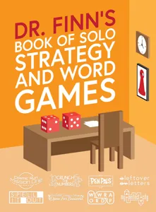 Dr. Finn's Book of Solo Strategy and Word Games box cover