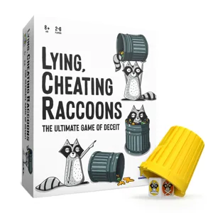 Lying, Cheating Raccoons box cover