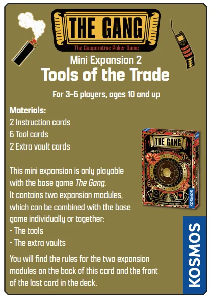 The Gang: Tools of the Trade