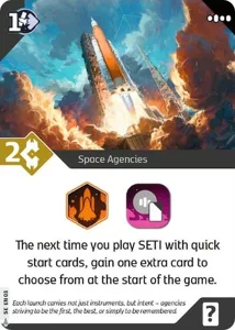 SETI: Space Agencies – Space Agencies Promo Card box cover