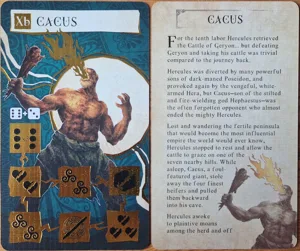 Hercules and the 12 Labors: Cacus Promo Cards box cover