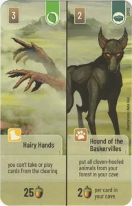 Forest Shuffle: Dartmoor – Hairy Hands / Hound of the Baskervilles Promo Card box cover