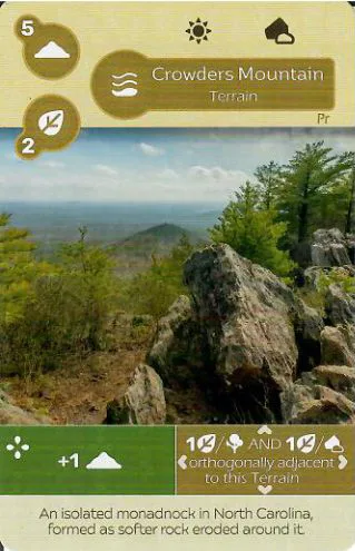 Earth: Crowder's Mountain Promo Card
