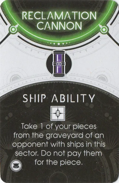 Last Light: Reclamation Cannon Promo Card