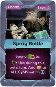 Cyber Pet Quest: Spray Bottle Promo Card box cover