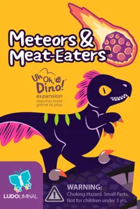 Uh Oh, Dino!: Meteors & Meat-Eaters box cover