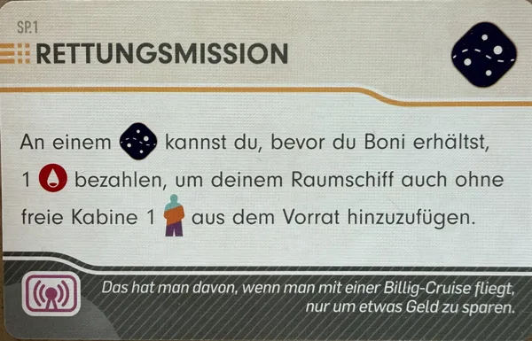 Galactic Cruise: Rescue Mission Promo Card
