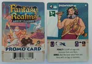 Fantasy Realms: Greek Legends – Dionysus Promo Card box cover
