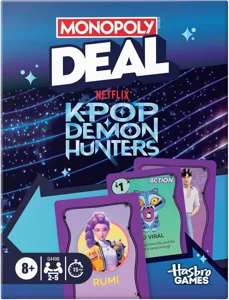 Monopoly Deal: KPop Demon Hunters box cover