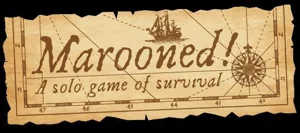 Marooned! A solo game of survival box cover