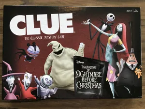 Clue: Tim Burton's The Nightmare Before Christmas box cover