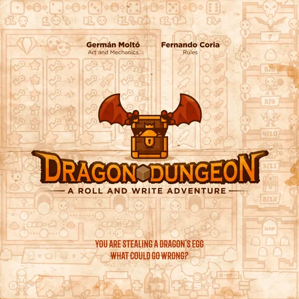 Dragon Dungeon: A roll and write adventure