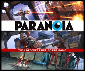 Paranoia: The Uncooperative Board Game box cover