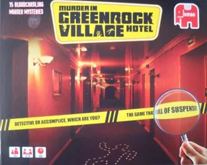 Murder in Greenrock Village: Hotel box cover