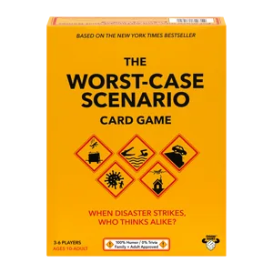 The Worst-Case Scenario Card Game box cover