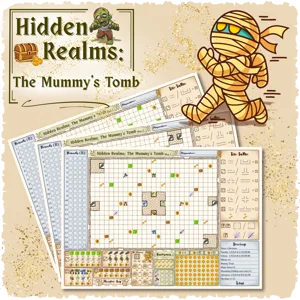 Hidden Realms: The Mummy's Tomb box cover