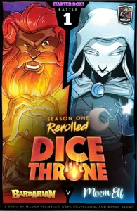 Dice Throne: Season One Rerolled – Battle 1:  Barbarian v. Moon Elf box cover