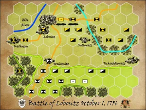 Battle of Lobositz, October 1, 1756 box cover