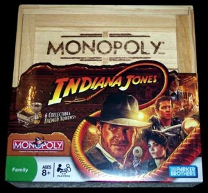 Monopoly: Indiana Jones box cover