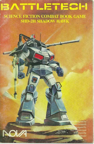 BattleTech Science Fiction Combat Book Game: SHD-2H Shadow Hawk