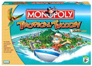 Monopoly: Tropical Tycoon DVD Game box cover