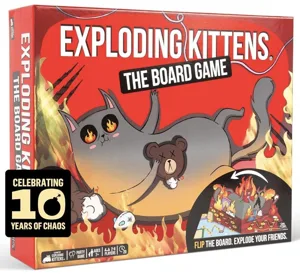 Exploding Kittens: The Board Game box cover