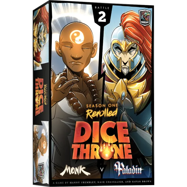 Dice Throne: Season One ReRolled – Monk v. Paladin