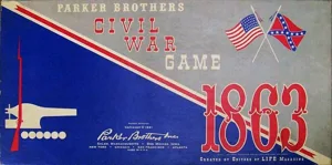 Civil War Game 1863 box cover