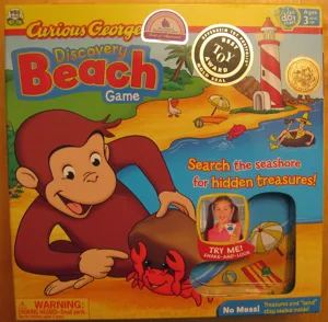 Curious George: Discovery Beach Game box cover